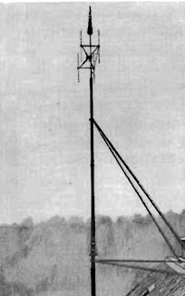 Karl ”Kalle” Gardh CVA installerar pejlantenner_2